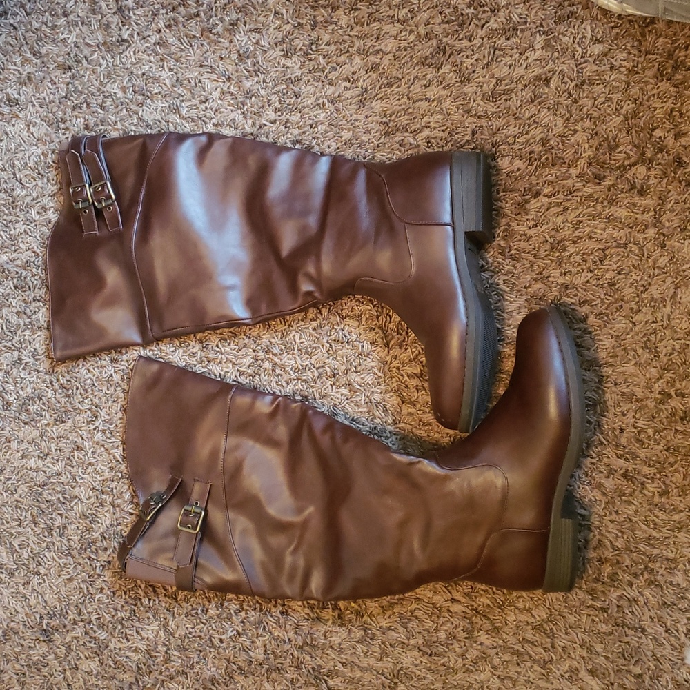 Knee High Brown Boots